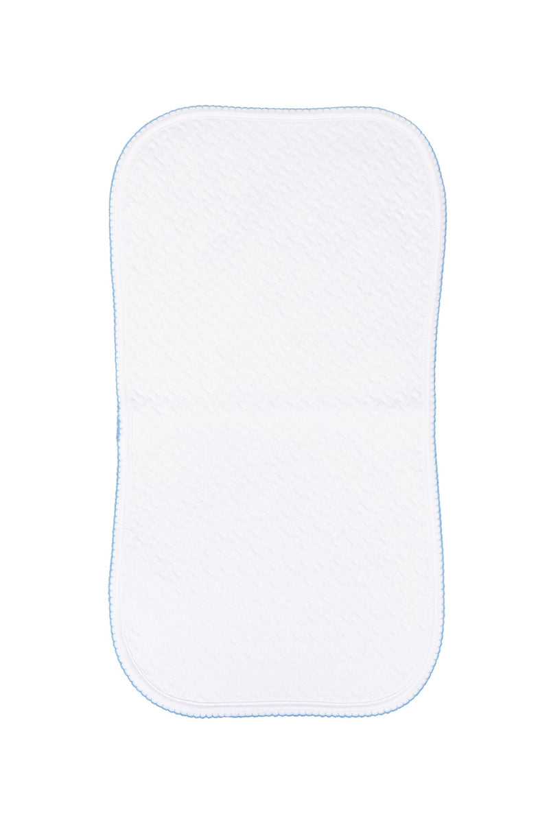 Basket Weave Baby Burp Cloth