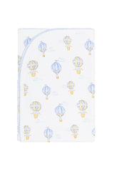 Blue Balloons Print Blanket