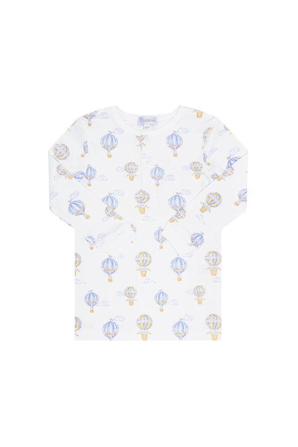 Blue Balloons Print Pajama