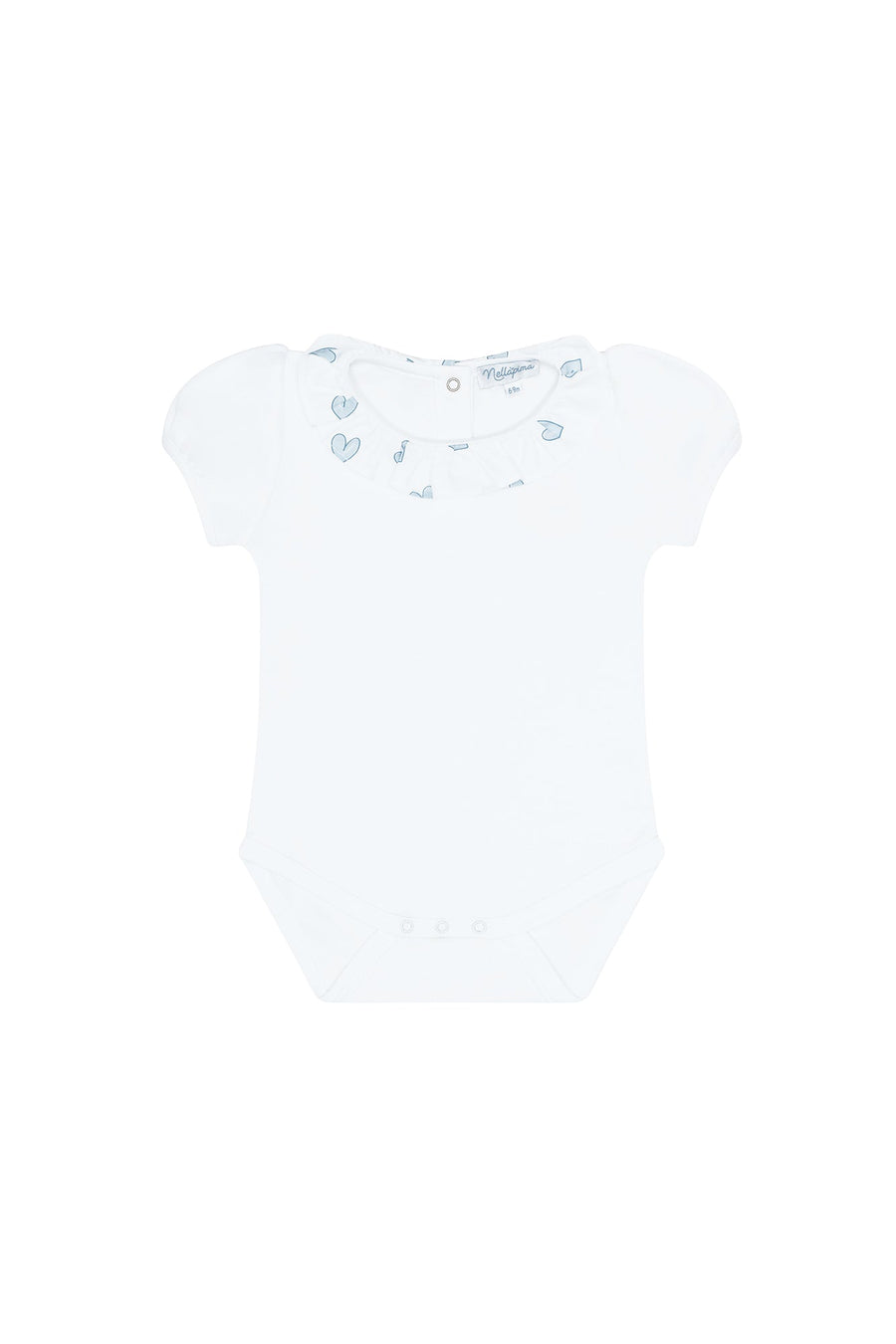 Blue Heart Print Onesie Set