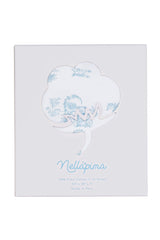 Blue Toile Baby Crib Sheets
