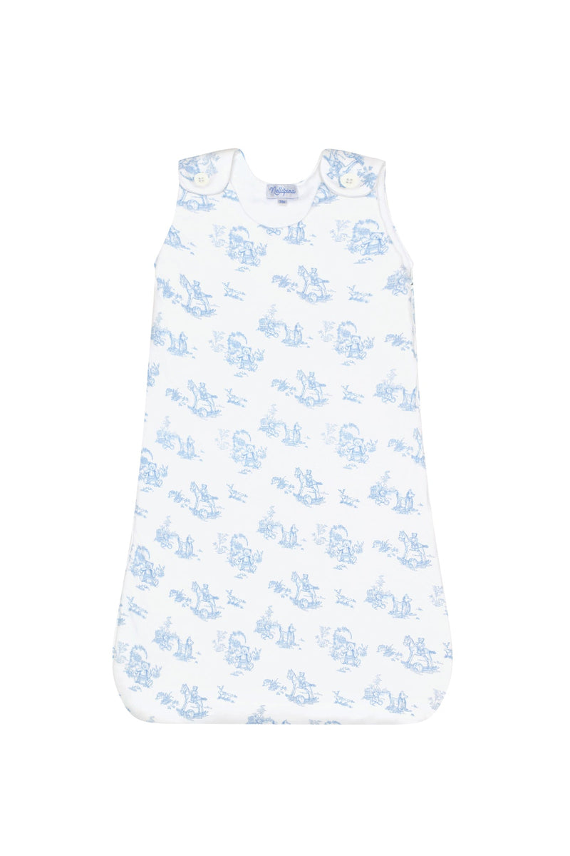 Blue Toile Winter Sack