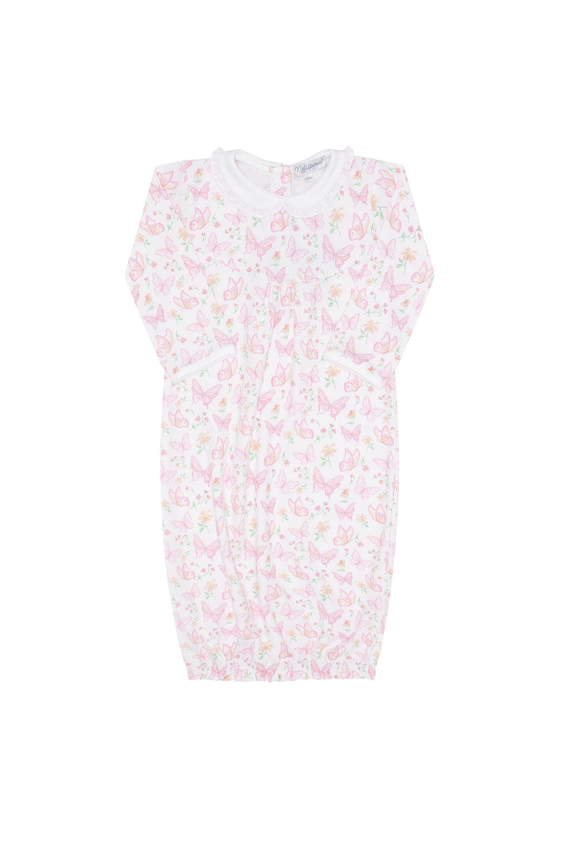 Butterflies Print Gown