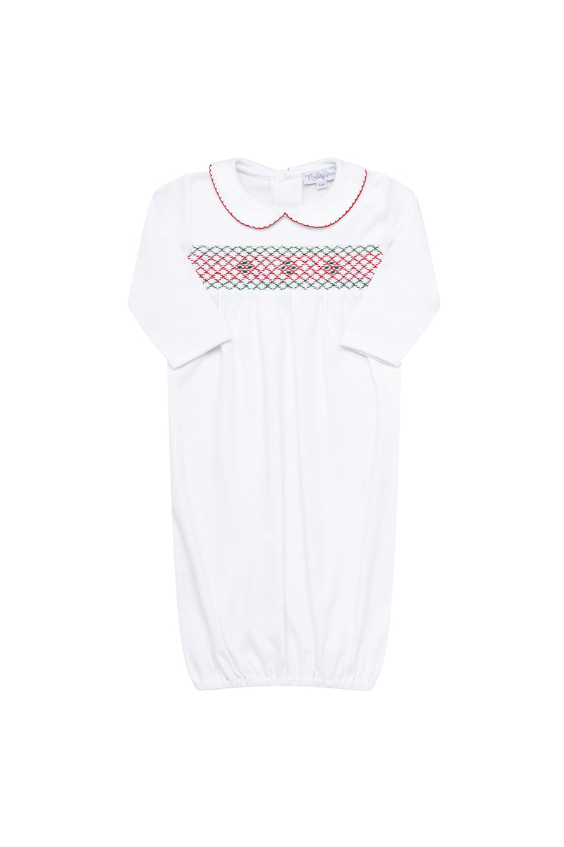 Christmas Smocked Gown
