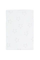 Grey Stars Print Blanket