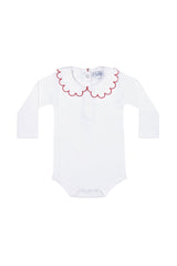 Nella Scallops Long Sleeve Onesie