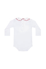 Nella Scallops Long Sleeve Onesie