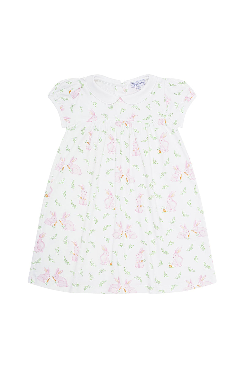 Pink Bunny Print Playtime Dress