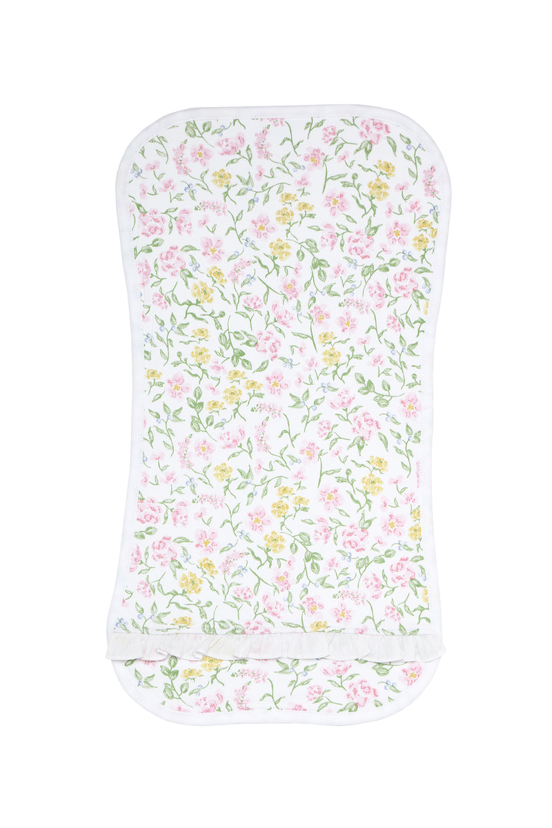 Berry Wildflowers Baby Burp Cloth