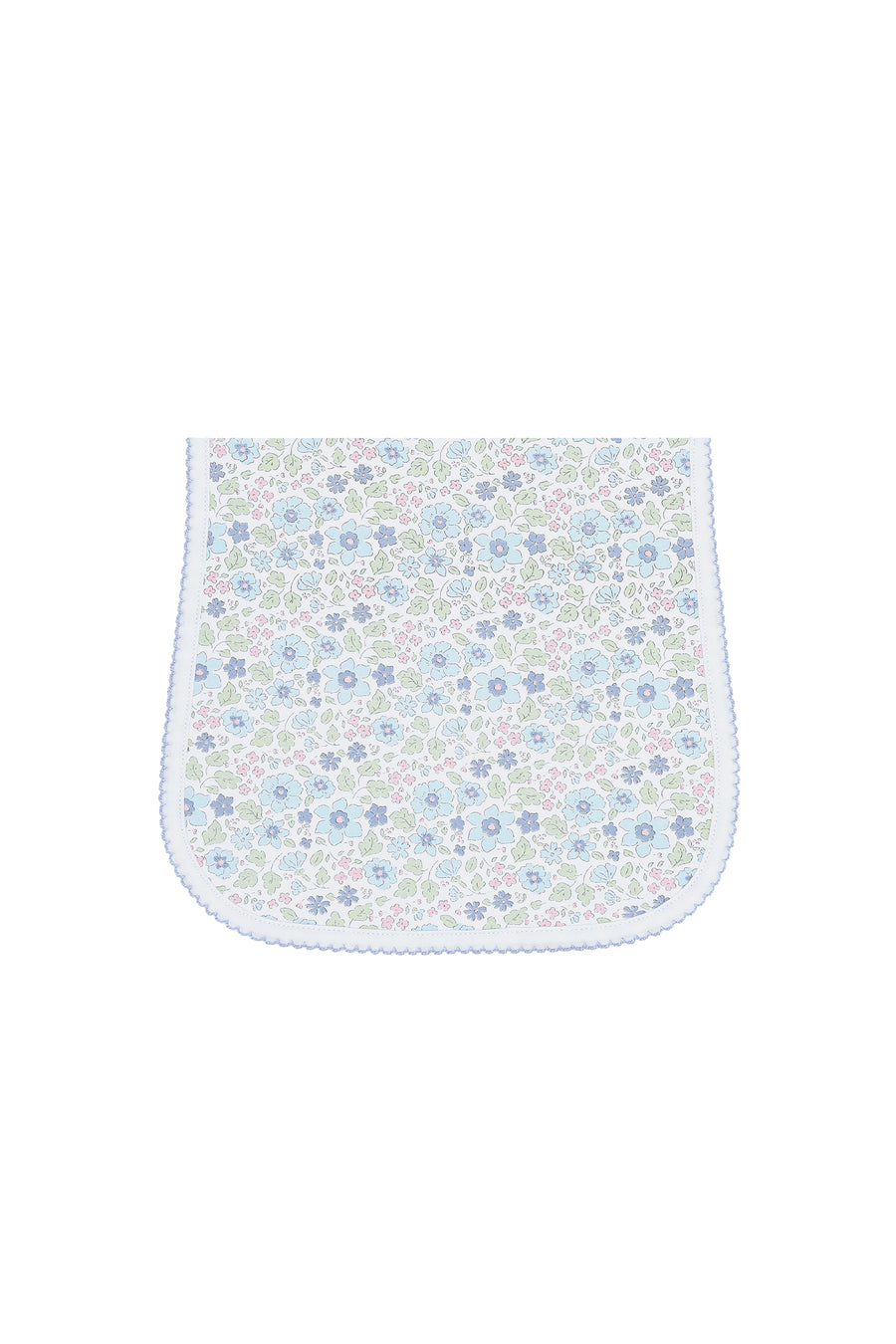 Blue Meadow Burp Cloth