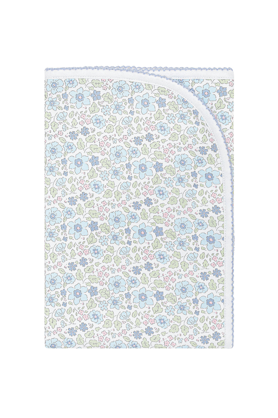 Blue Meadow Receiving Blanket