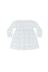 Blue Meadow Smocked Dress LS