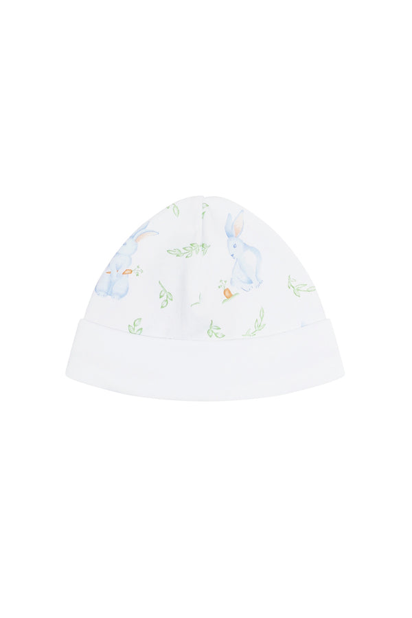 Blue Bunny Print Hat