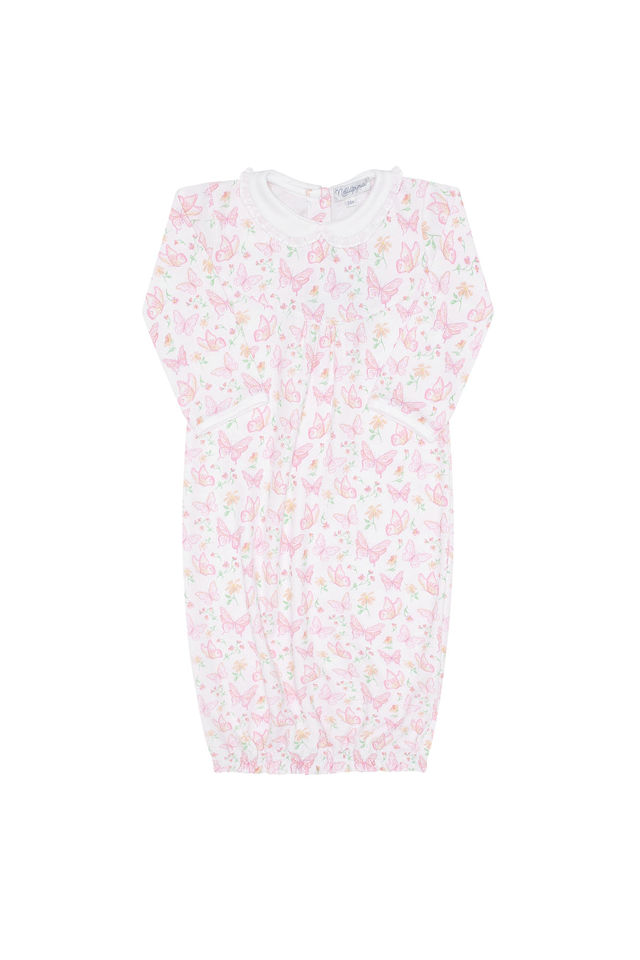 Butterflies Print Gown