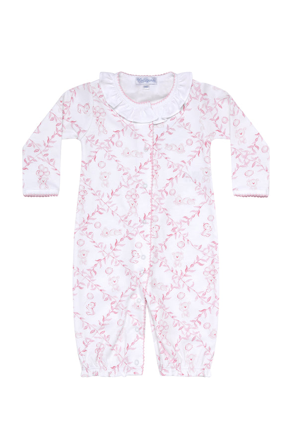 Pink Bears Trellace Baby Converter Gown
