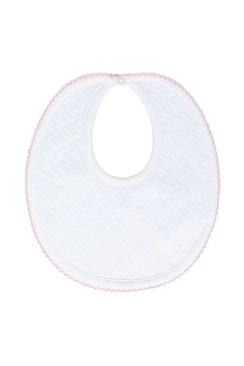 Basket Weave Baby Bib