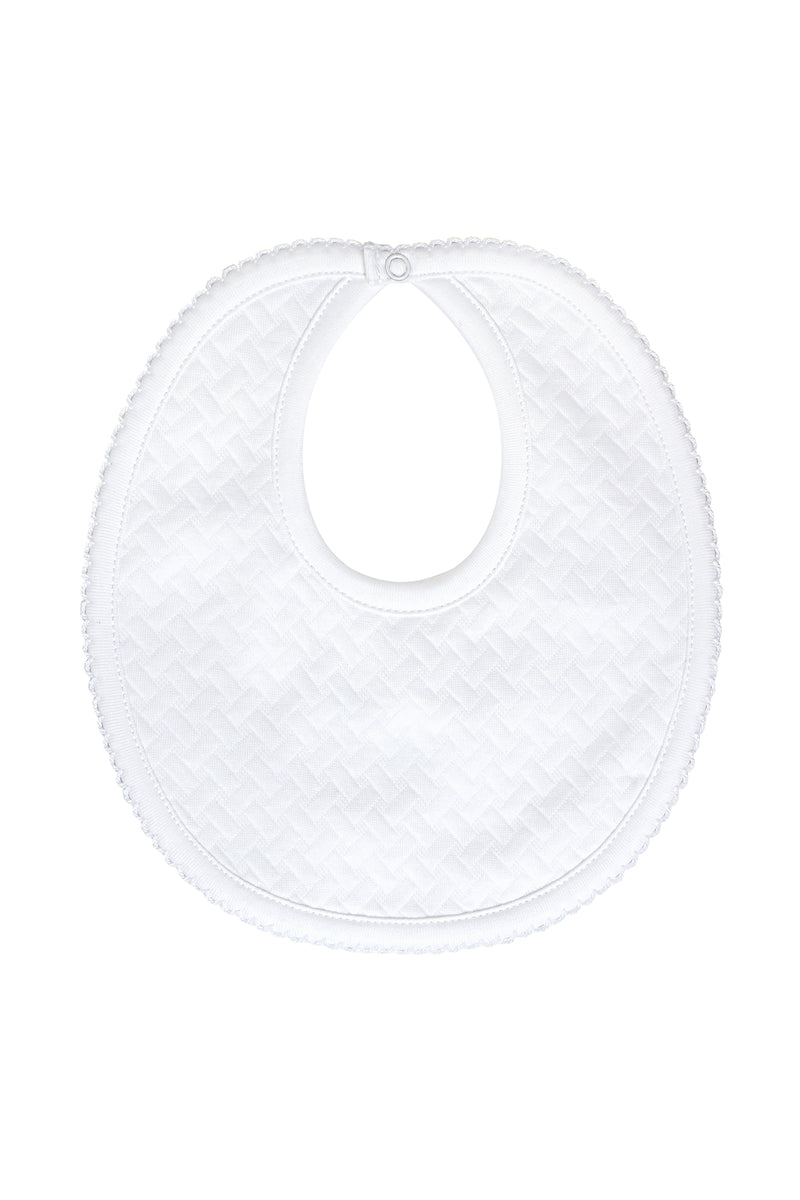 Basket Weave Baby Bib