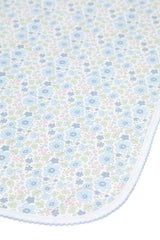Blue Meadow Receiving Blanket