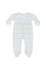 Blue Meadow Smocked Footie