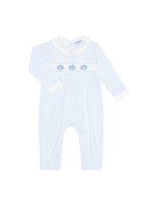 Blue Pumpkin Patch Embroidered Playsuit