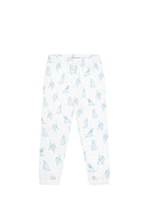 Blue Puppy Love Print Pajamas