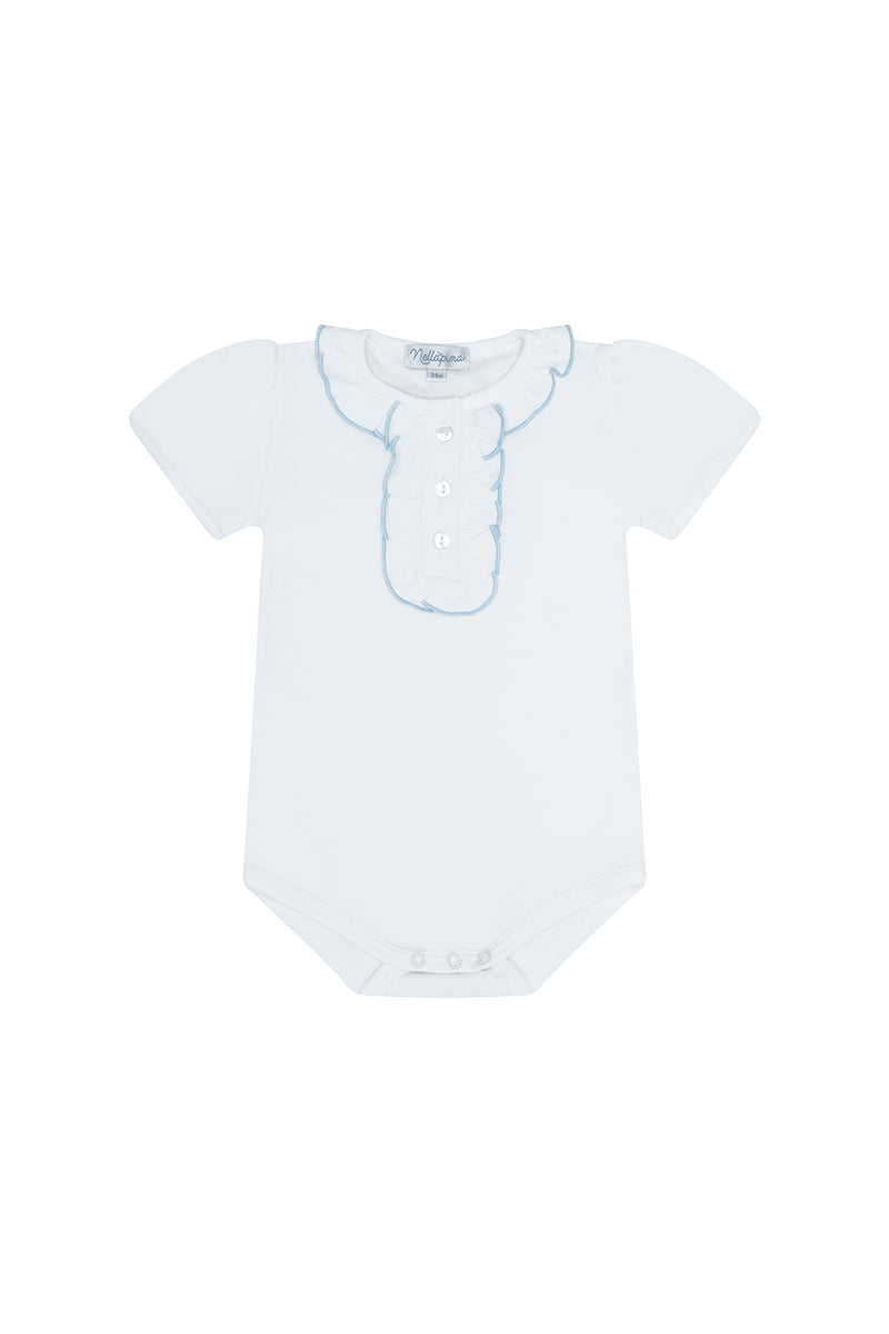 Ruffle Short Sleeve Onesie