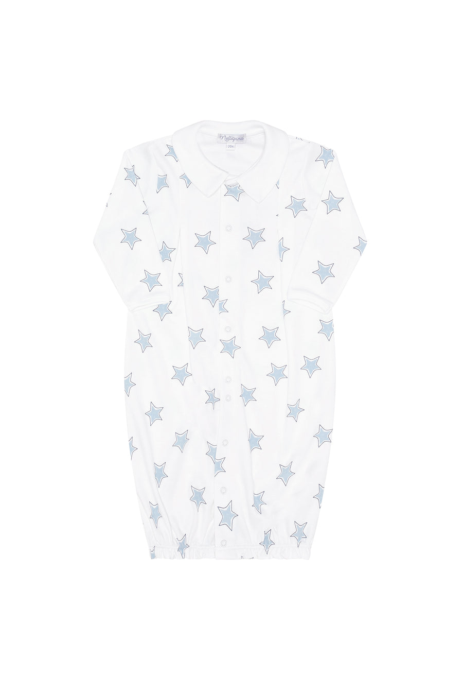 Blue Stars Print Converter Gown