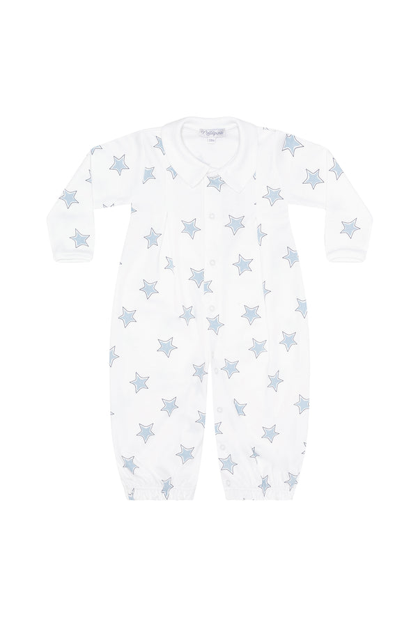 Blue Stars Print Converter Gown