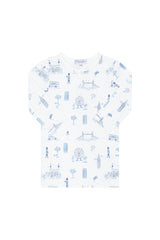 Blue London Toile Pajamas