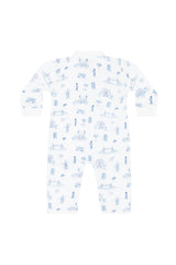Blue London Toile Romper LS