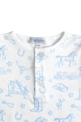 Blue Lone Star Toile Pajamas
