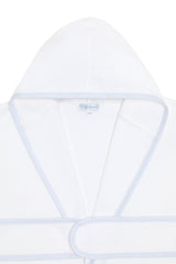 Blue Nella Hooded Bath Towel Sack