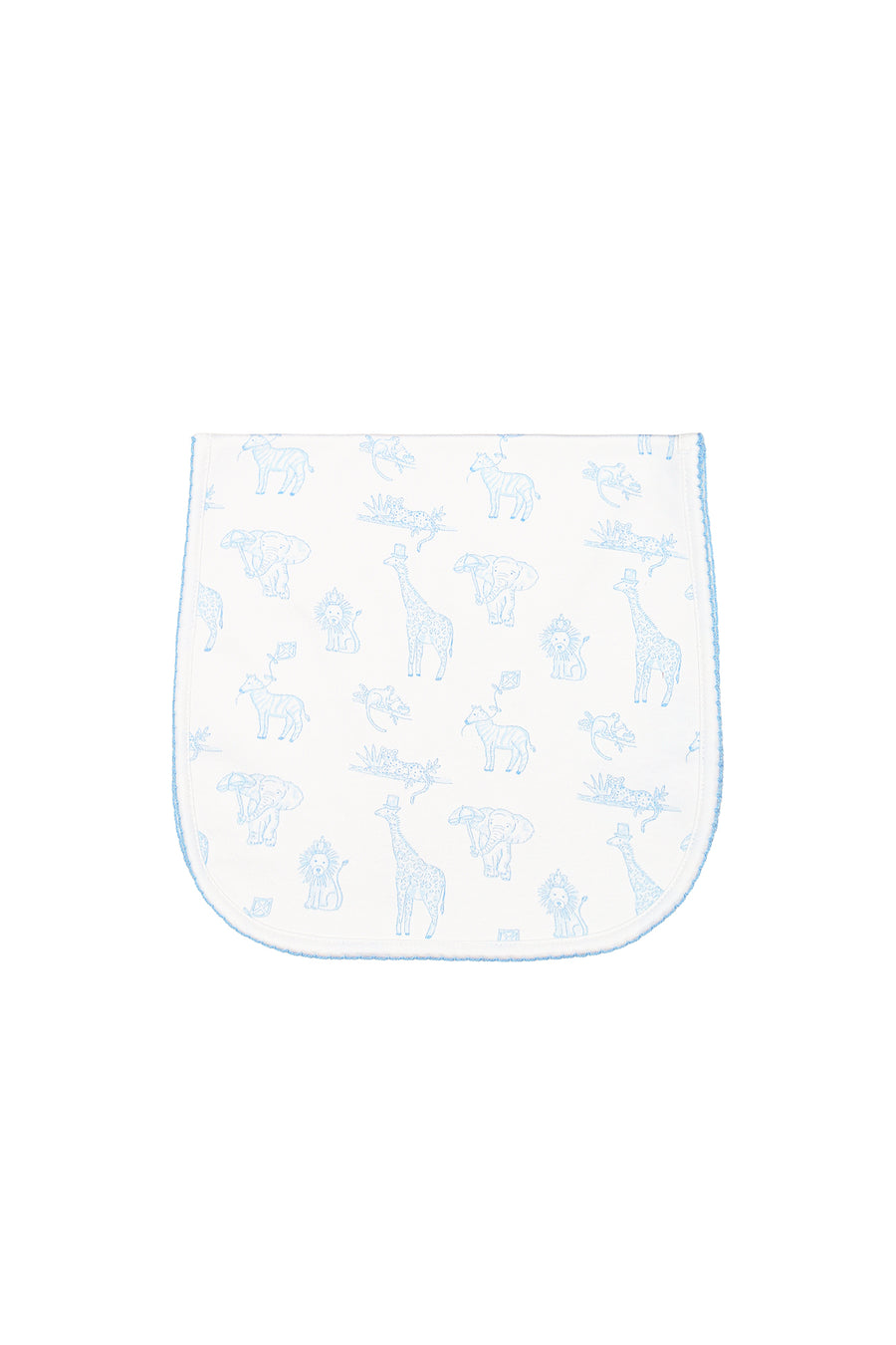 Blue Safari Burp Cloth