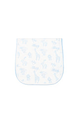 Blue Safari Burp Cloth