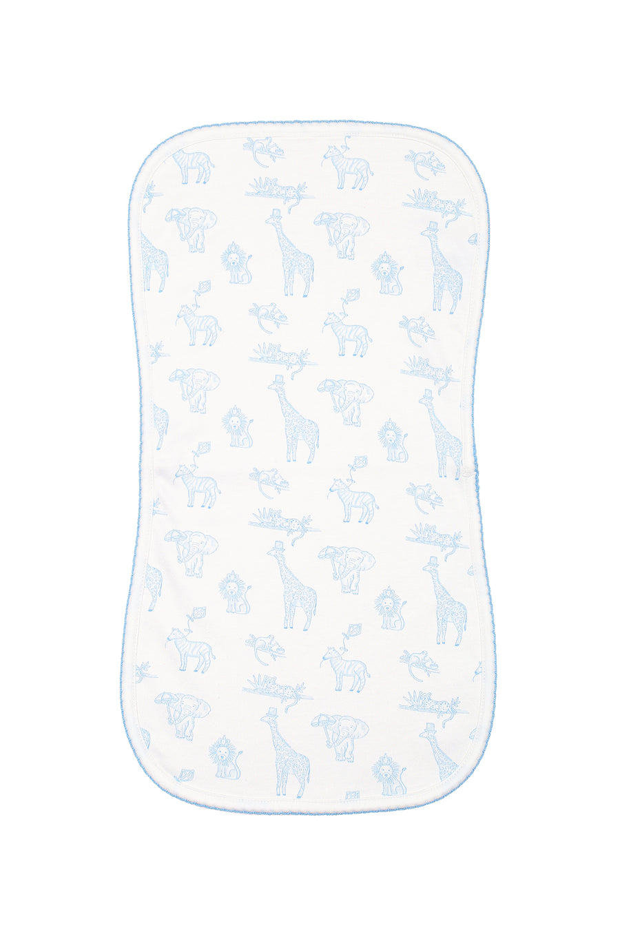 Blue Safari Burp Cloth