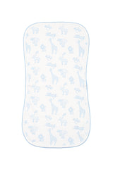 Blue Safari Burp Cloth