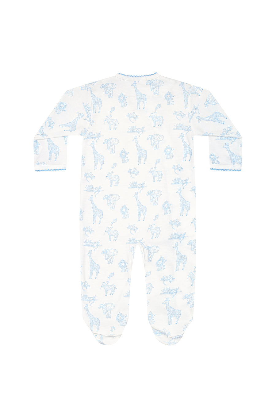 Blue Safari Crossover Footie