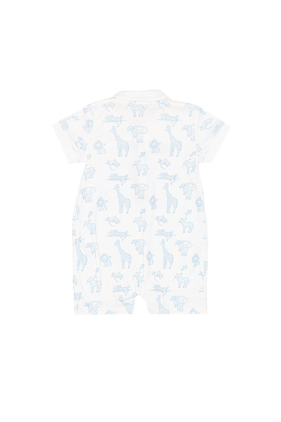 Blue Safari Romper