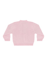 Charming Bow Embroidered knit Cardigan