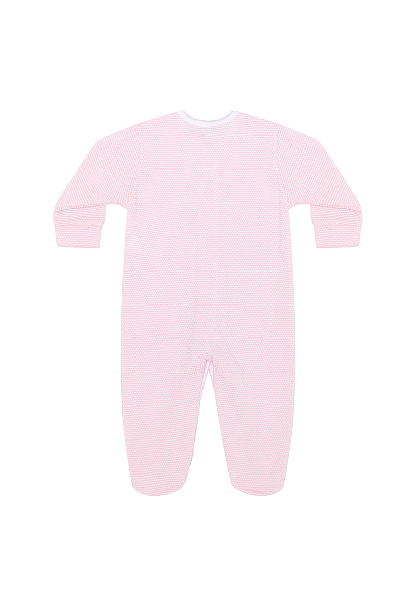 Pink Bubble Baby Footie