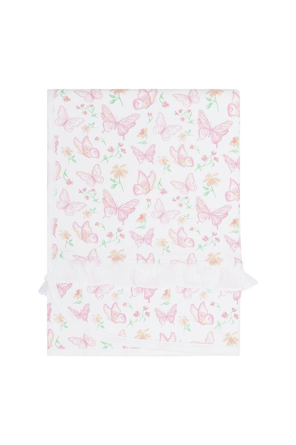 Butterflies Print Blanket