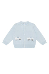Cars Embroidered Knit Cardigan