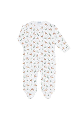 Christmas Reindeer Zipper Footie