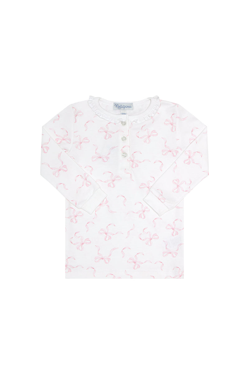 Charming Bows Print Pajamas