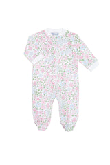 English Garden Zipper Footie