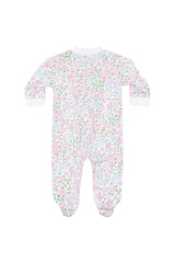English Garden Zipper Footie