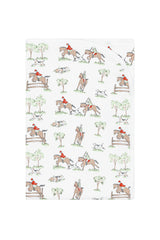 Equestrian Chase Receiving Blanket