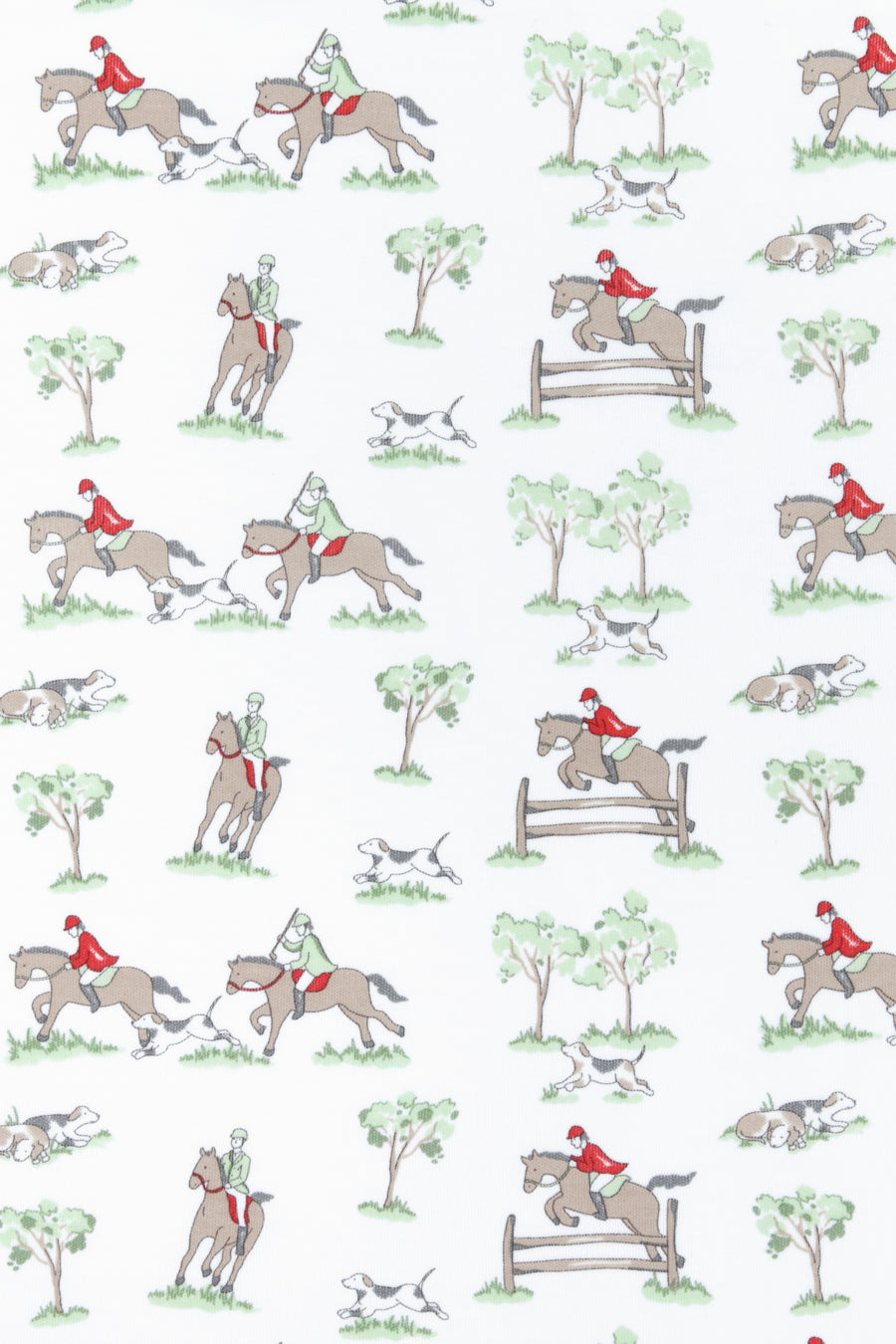 Equestrian Chase Receiving Blanket