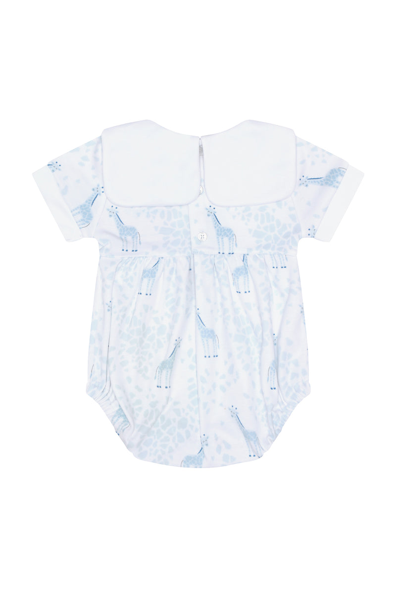 Blue Giraffe Print Bubble