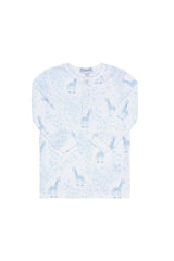 Blue Giraffe Print Pajama